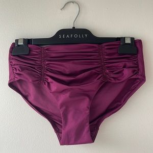 Seafolly Gathered Front Retro Pant